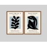 "Dupla Matisse" Conjunto de quadros decorativos
