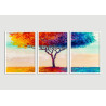 "Árvore da vida colorida" Conjunto de quadros decorativos