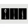 "Utensílios cozinha" Conjunto de quadros decorativos