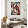 "Sagrada família artístico" Quadro de decoração