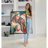 "Sagrada família artístico" Quadro de decoração