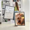 "Aquele que te guarda - branco II" Conjunto de quadros decorativos